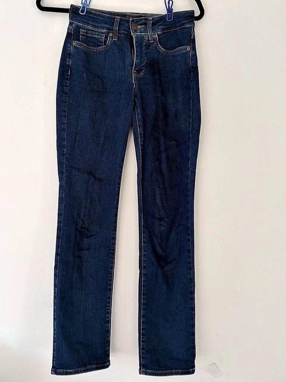 NYDJ Marilyn Straight Jeans in Blue 0P